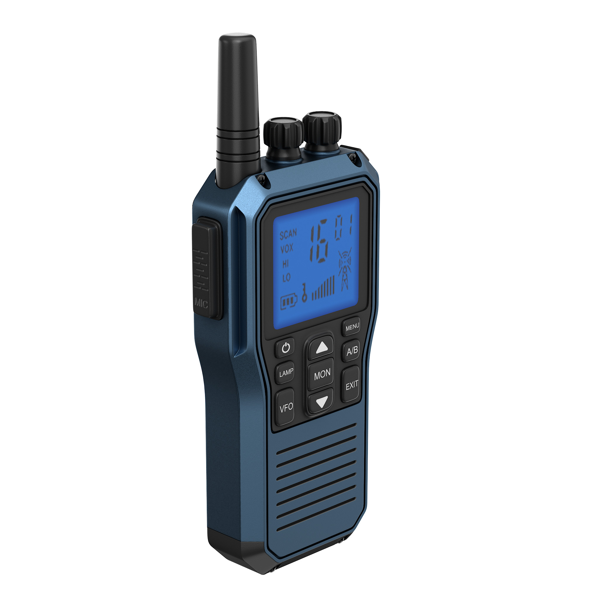 Walkie talkie 3D model_35