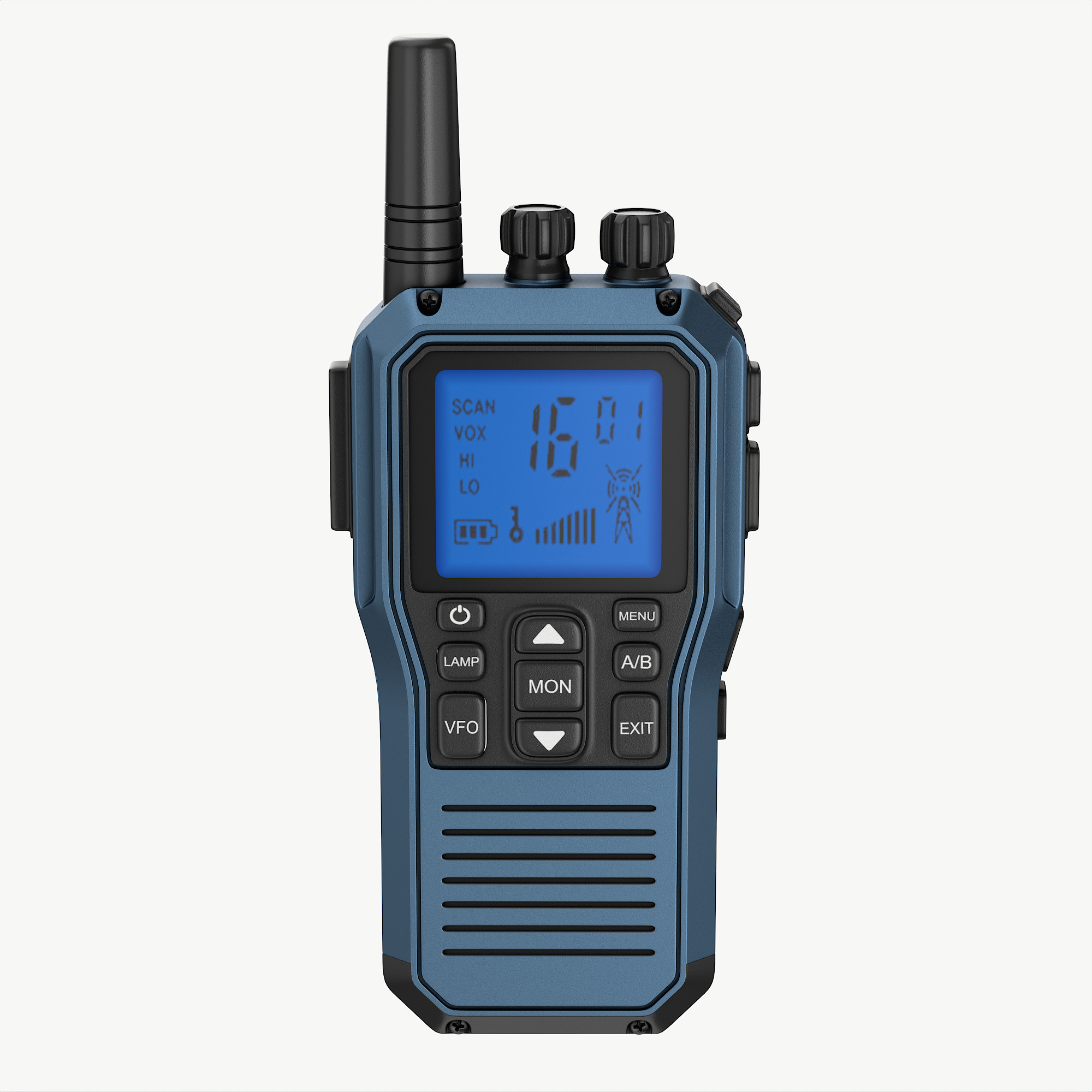 Walkie talkie 3D model_2