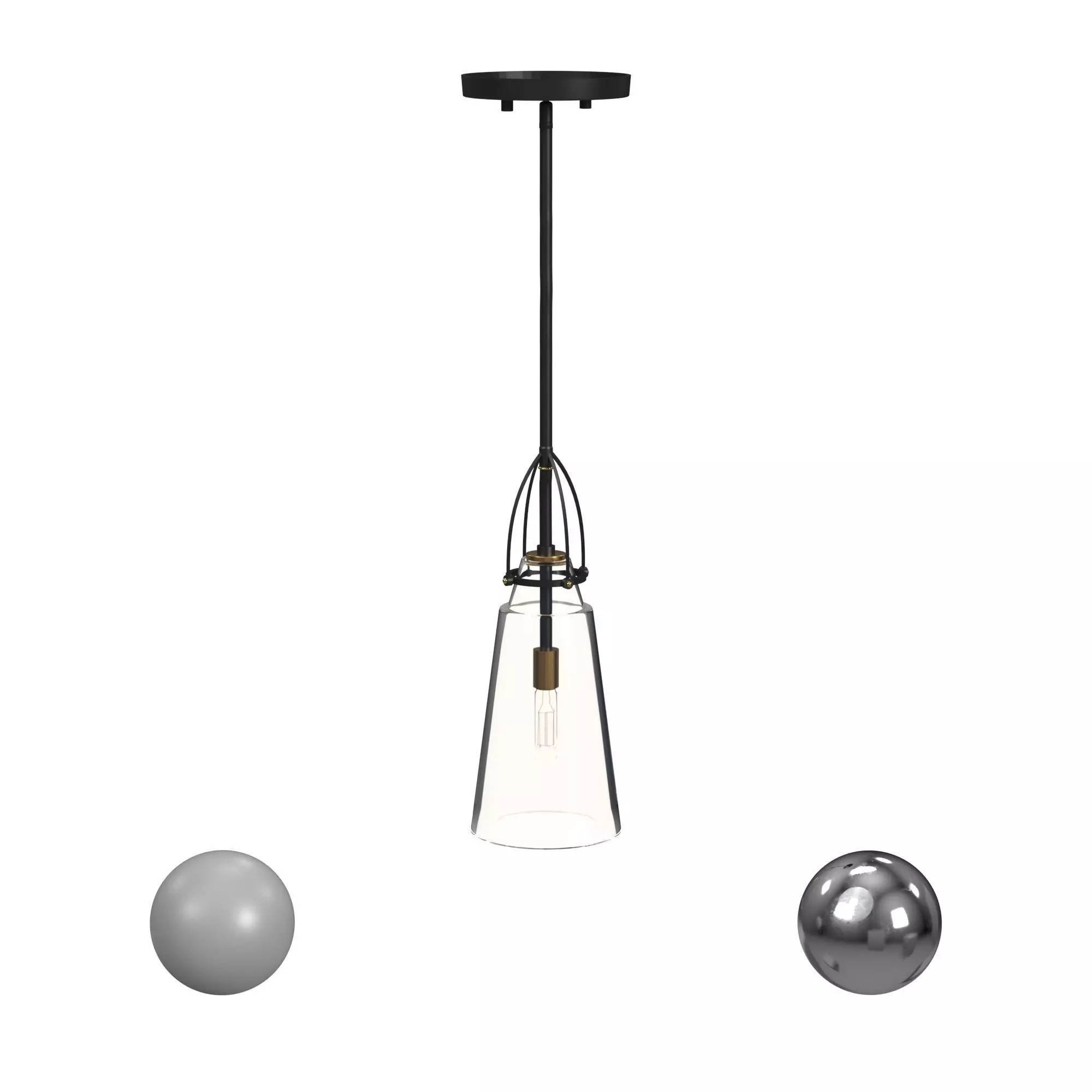 Uttermost Saugus - 1 Light Pendant 3D model_0
