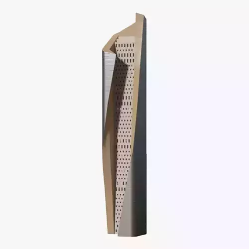 Al Hamra Tower  3D model