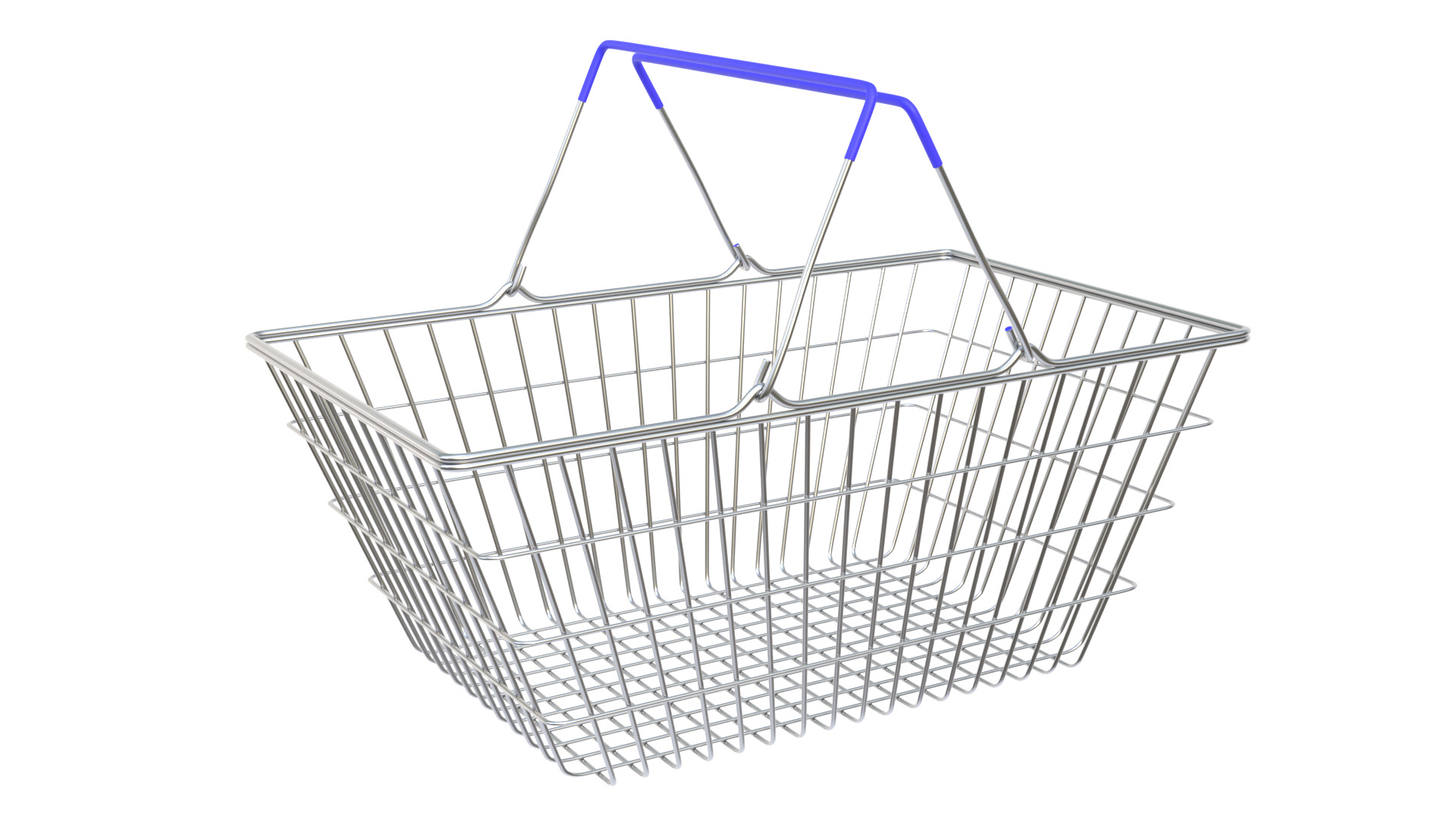 Shopping basket 02 3D model_3