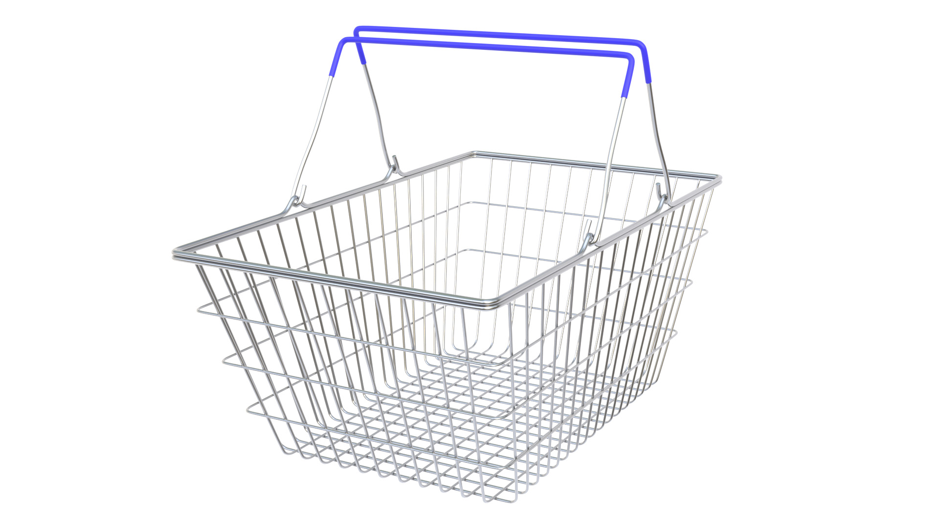 Shopping basket 02 3D model_10