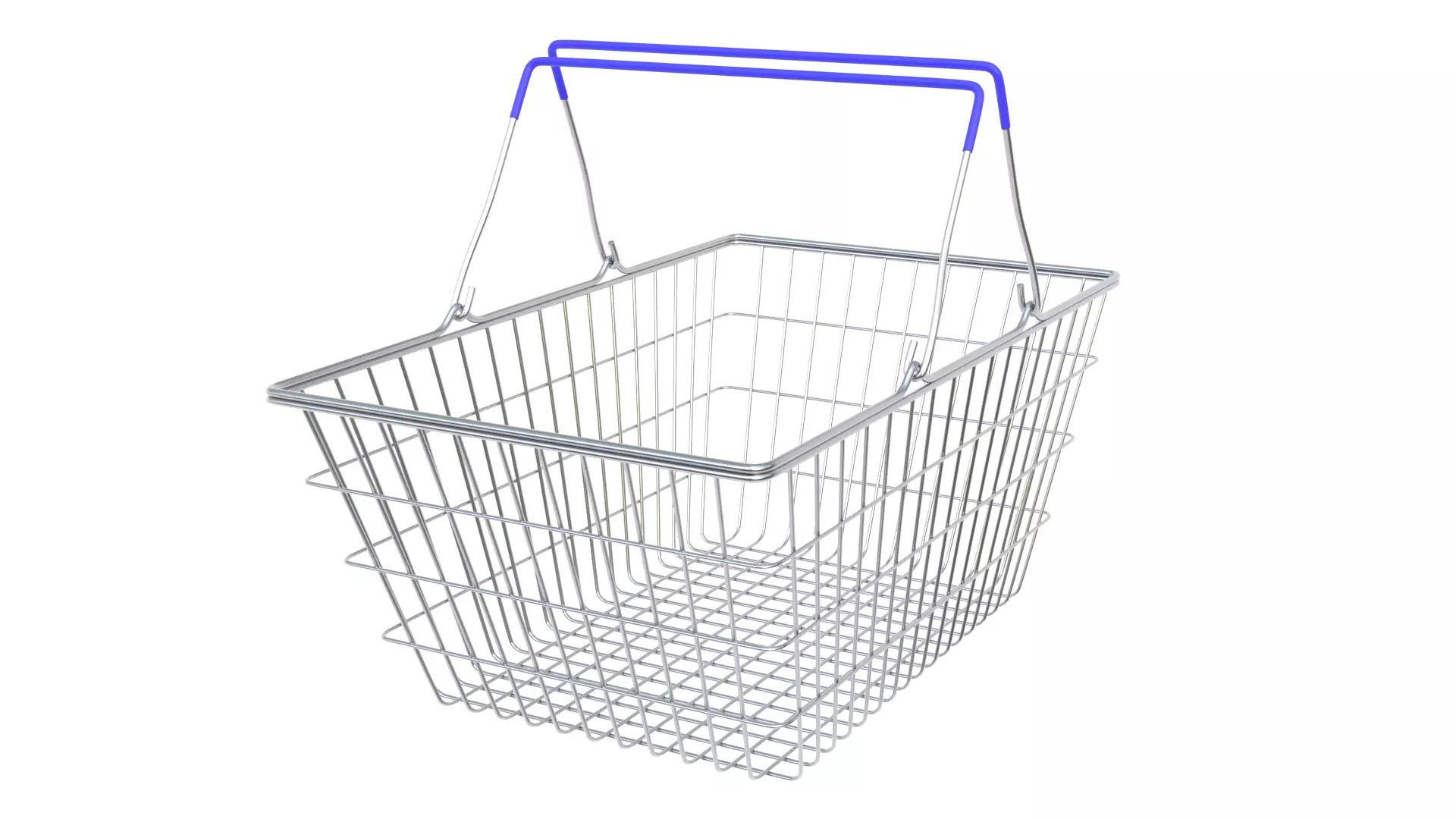 Shopping basket 02 3D model_0