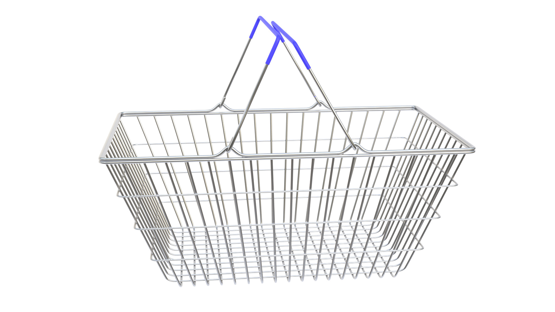 Shopping basket 02 3D model_4