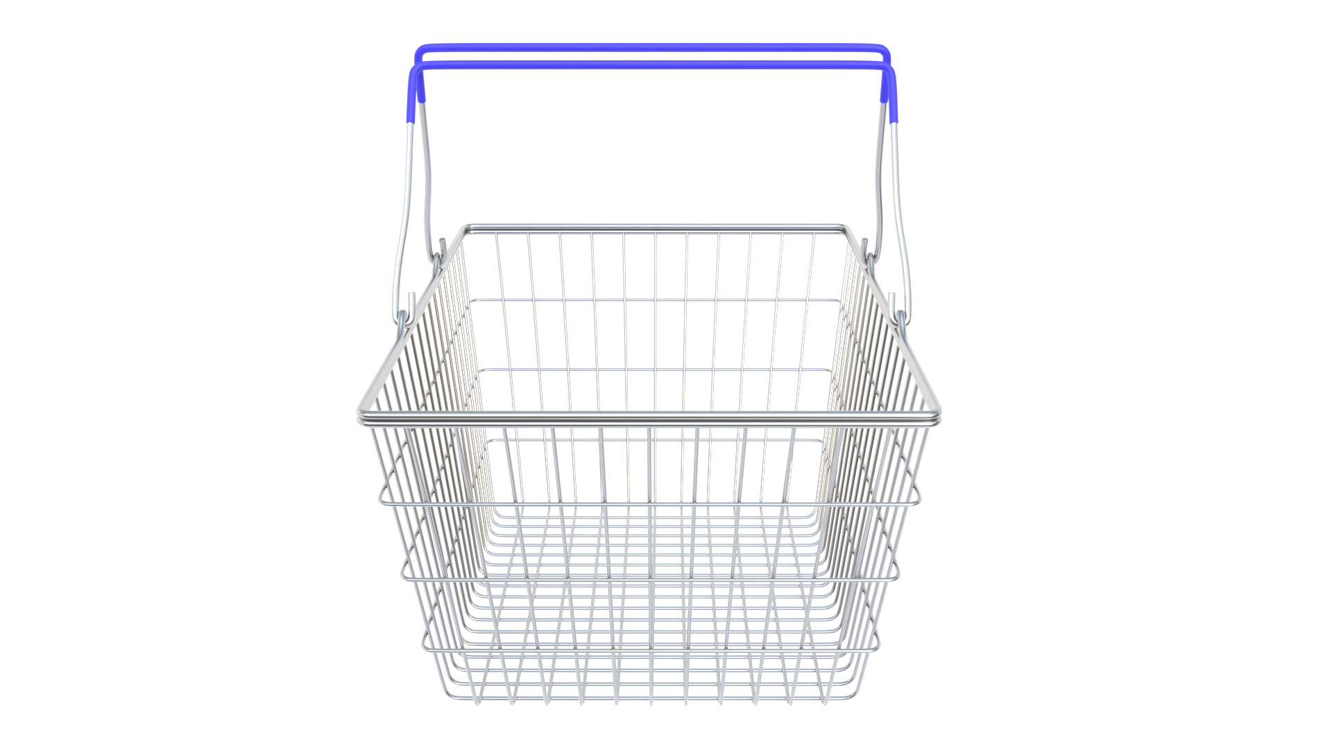 Shopping basket 02 3D model_9