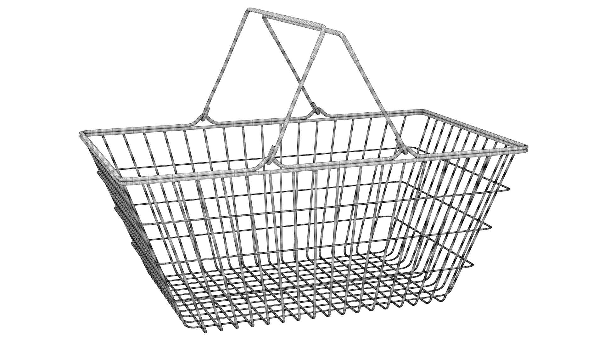 Shopping basket 02 3D model_12
