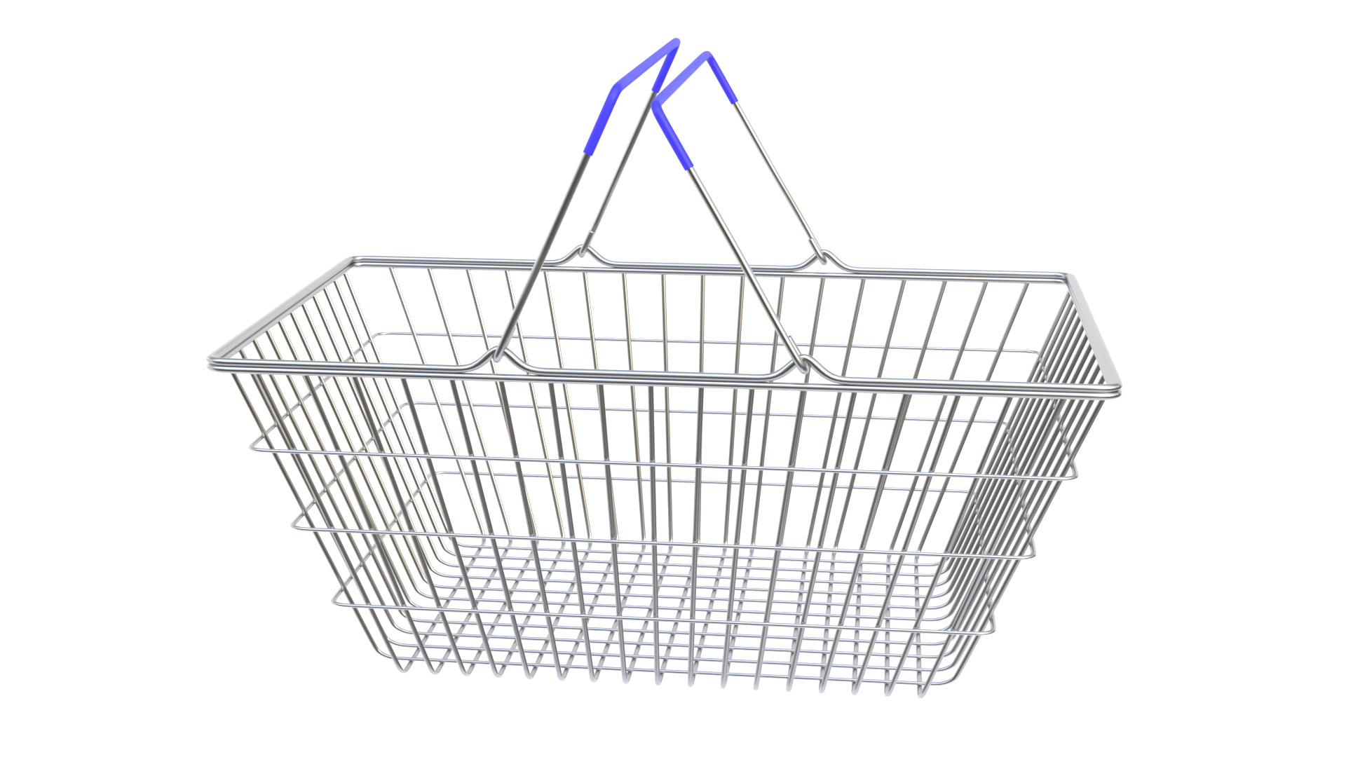 Shopping basket 02 3D model_5