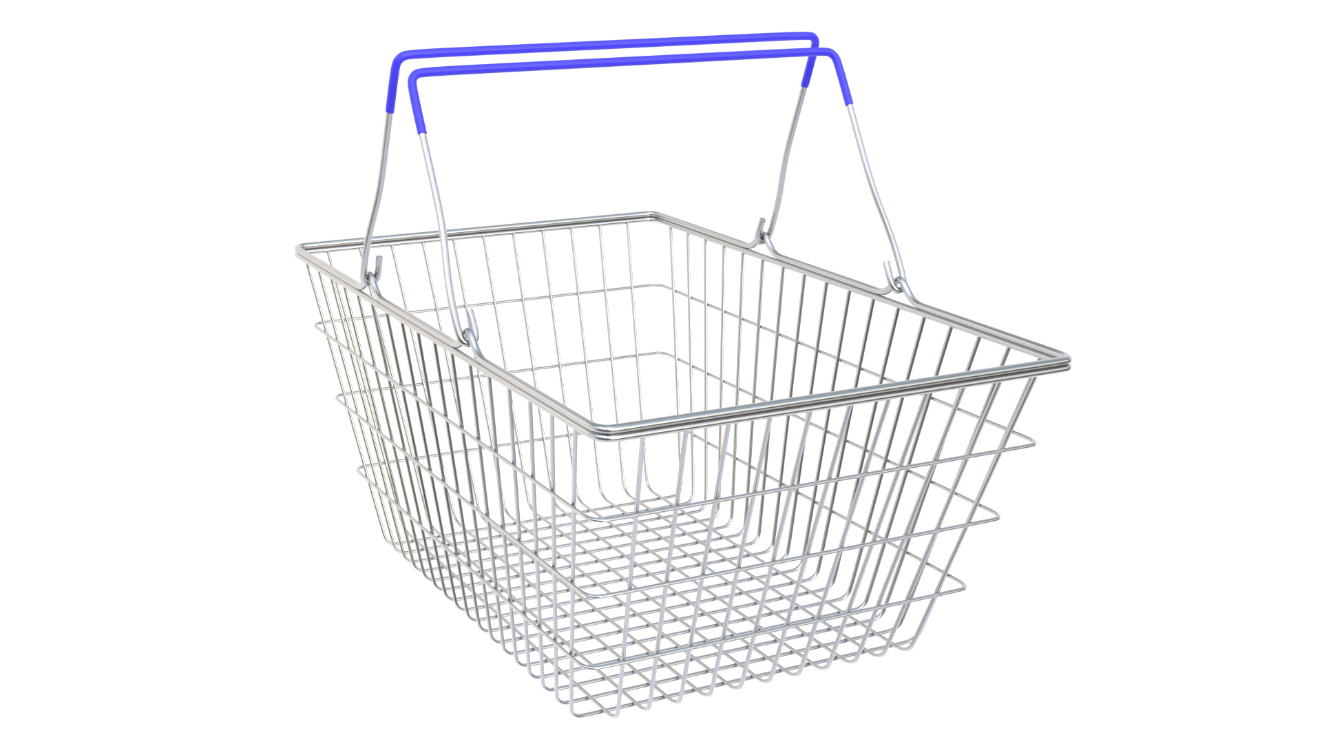 Shopping basket 02 3D model_8