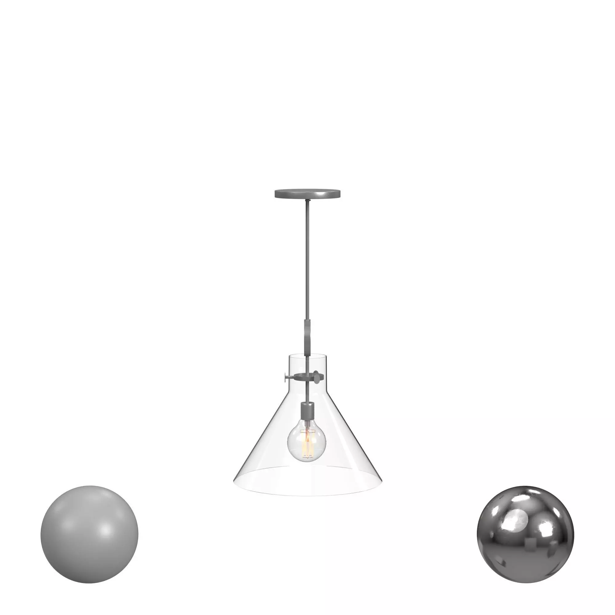 Imbuto Nickel 1 Lt Pendant 3D model_0