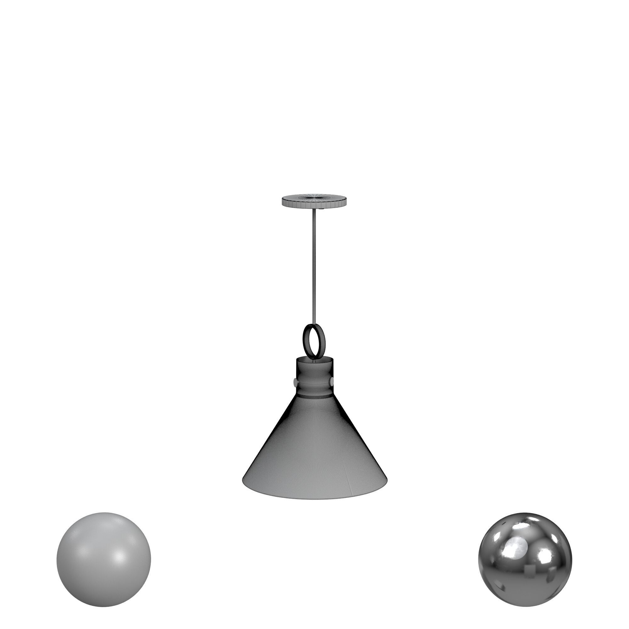 Imbuto Nickel 1 Lt Pendant 3D model_3