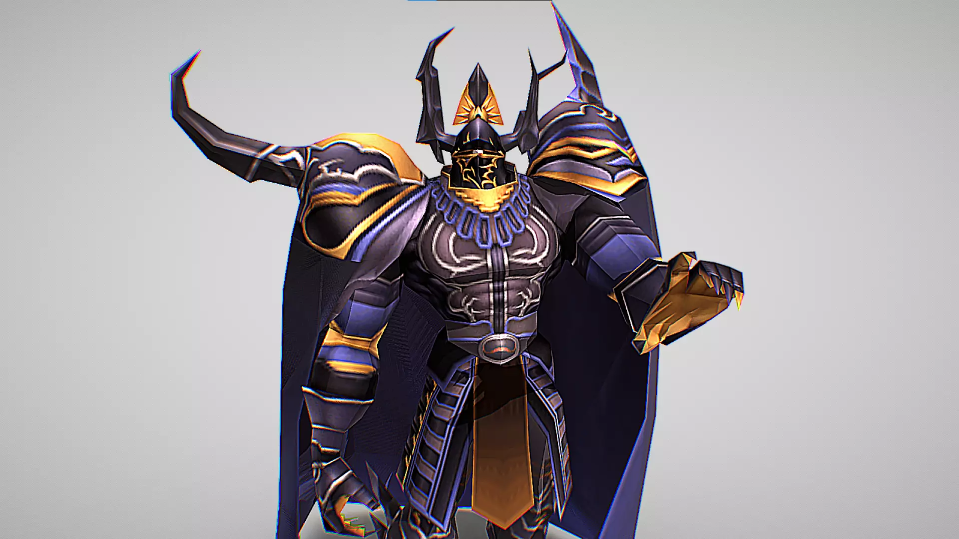 Golbez - Dissidia - Final Fantasy Low-poly 3D model_0