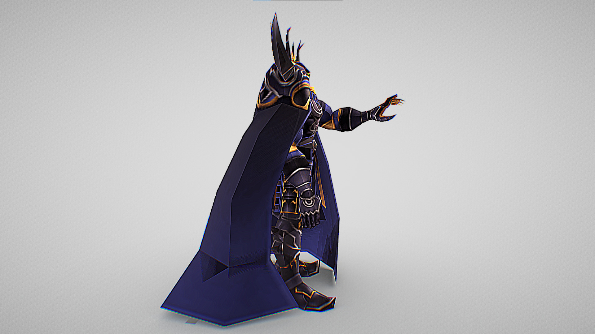 Golbez - Dissidia - Final Fantasy Low-poly 3D model_5