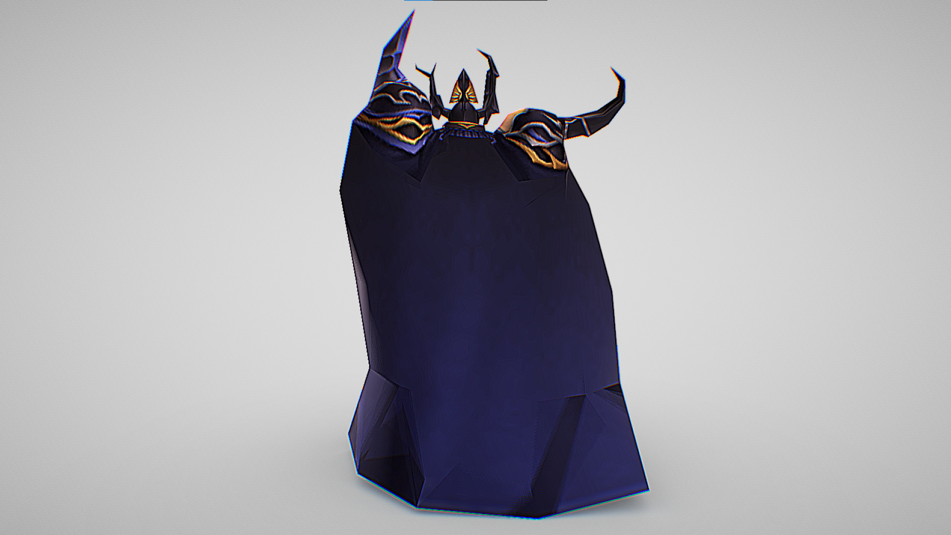 Golbez - Dissidia - Final Fantasy Low-poly 3D model_3