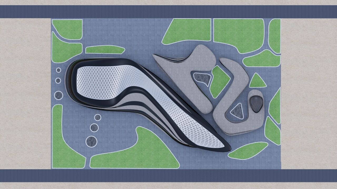 Organic buildings 3D model_7