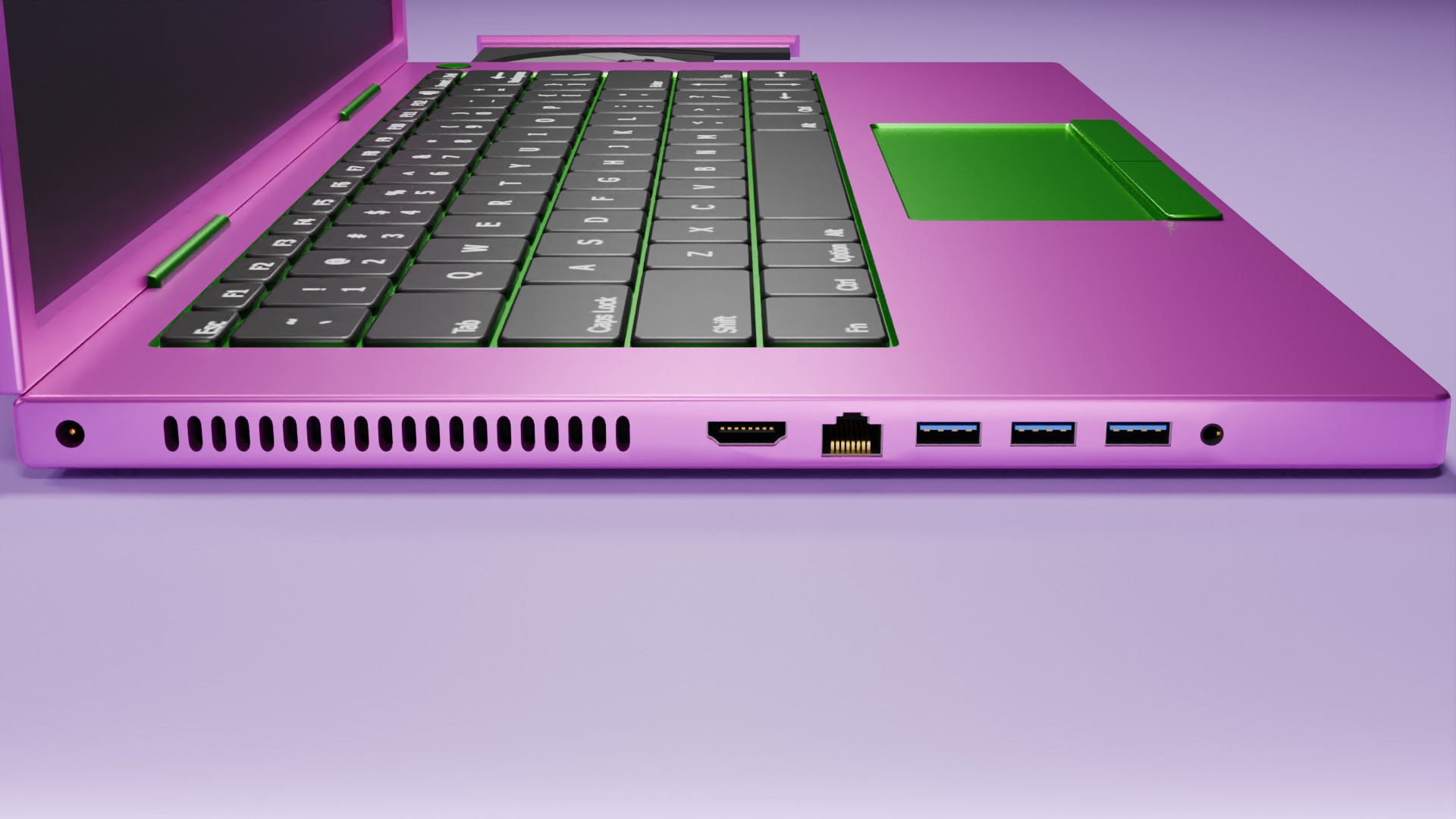 LX Laptop Simple Customization 3D model_3