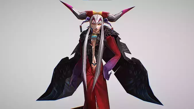 Ultimecia - Dissidia - Final Fantasy Low-poly 3D model