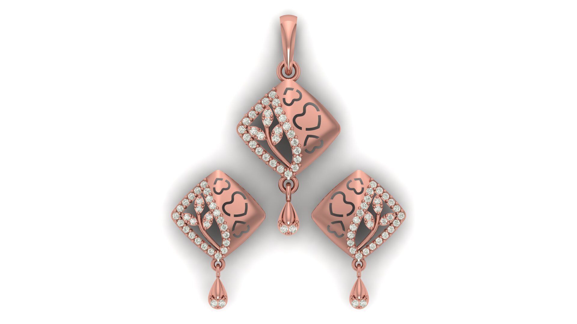 Pendant Necklace 3D print model_19