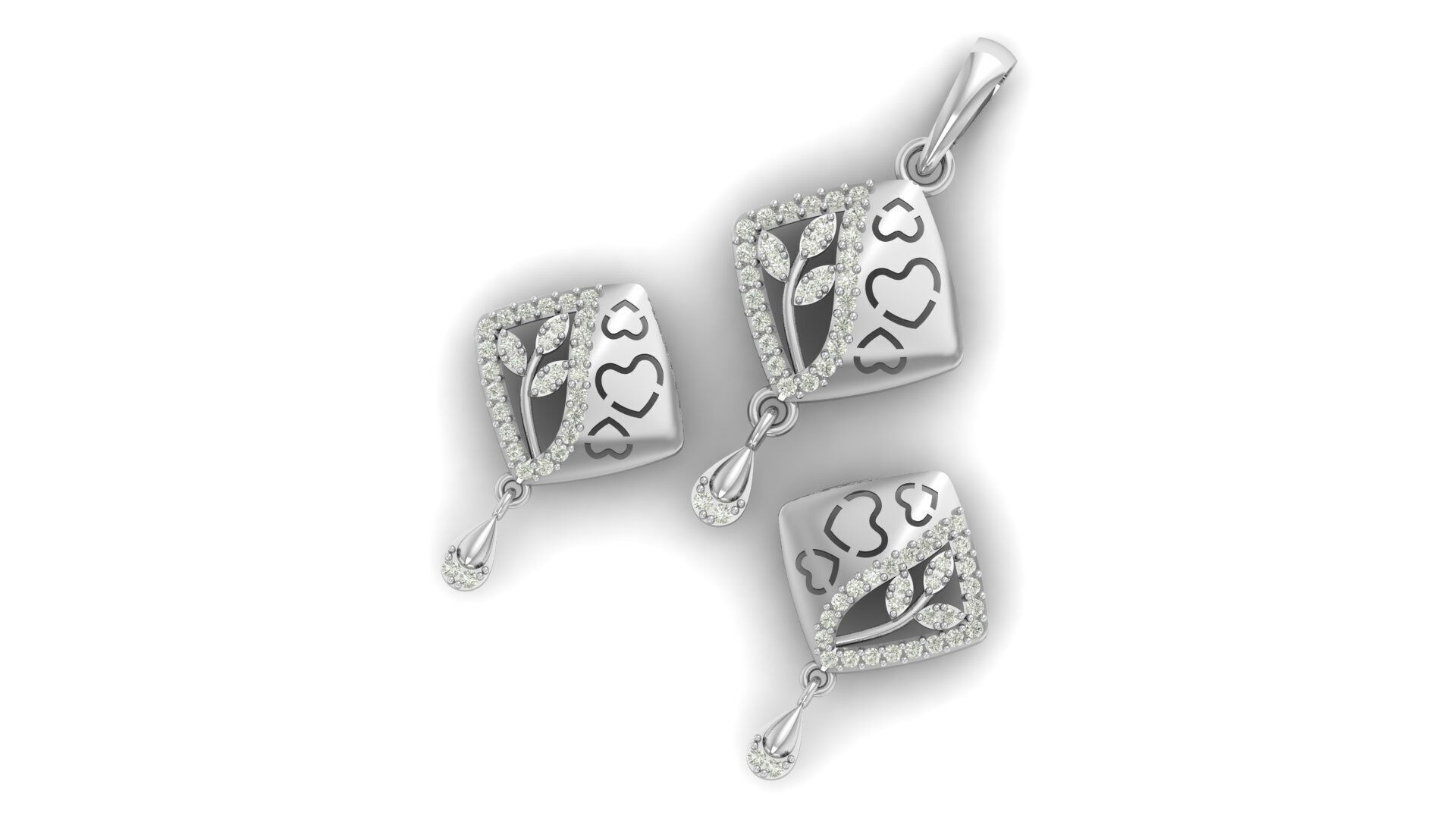 Pendant Necklace 3D print model_1