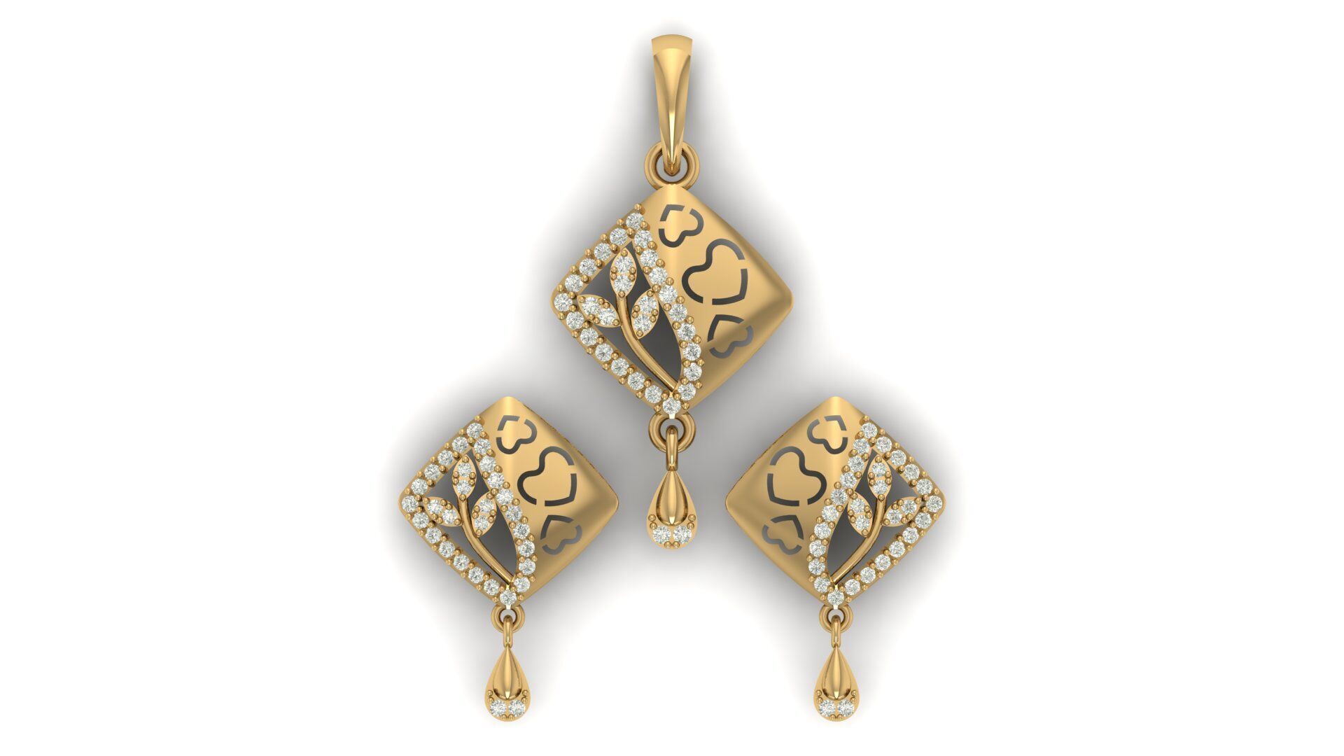 Pendant Necklace 3D print model_16