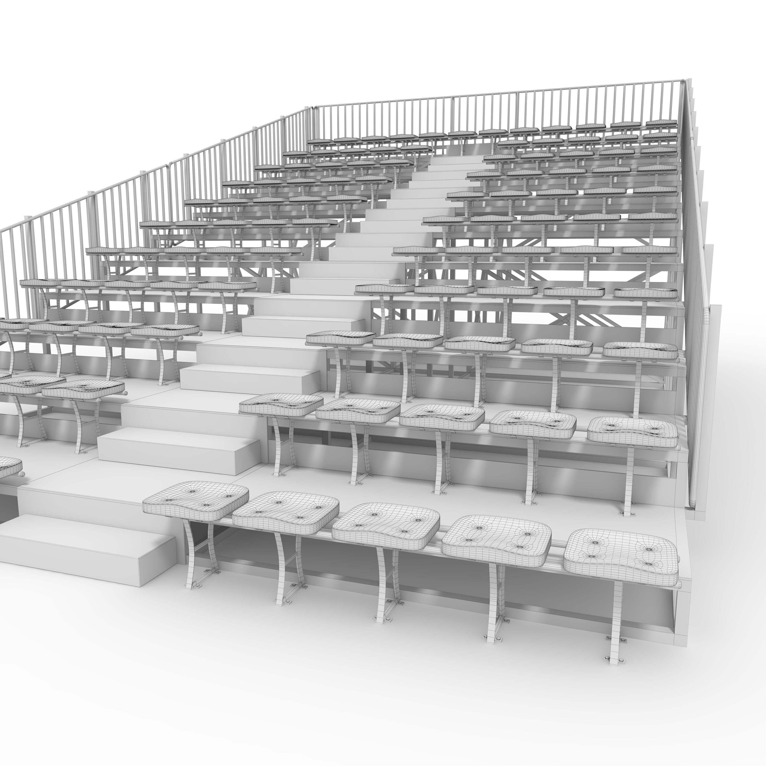 Bleachers 26 3D model_23