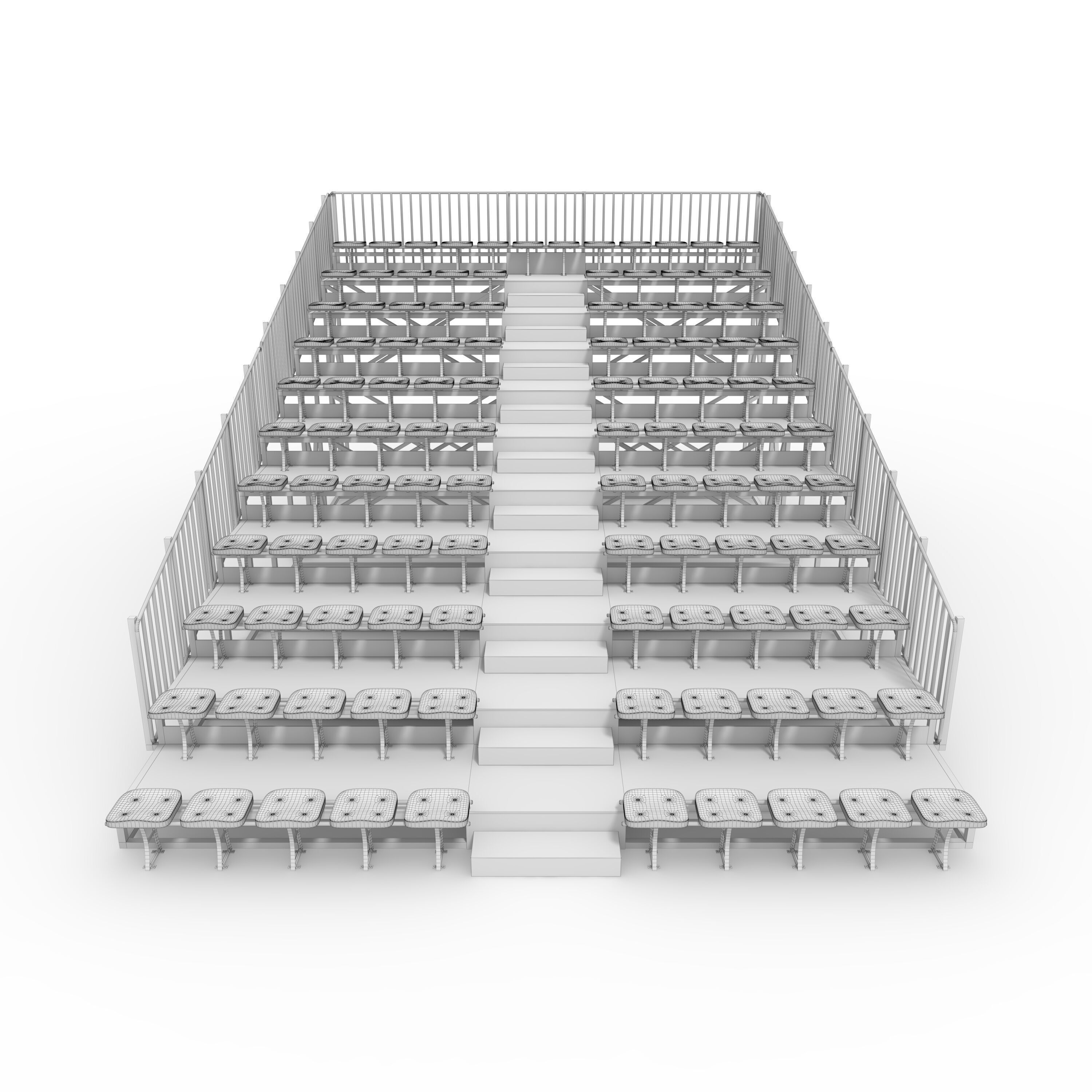 Bleachers 26 3D model_3