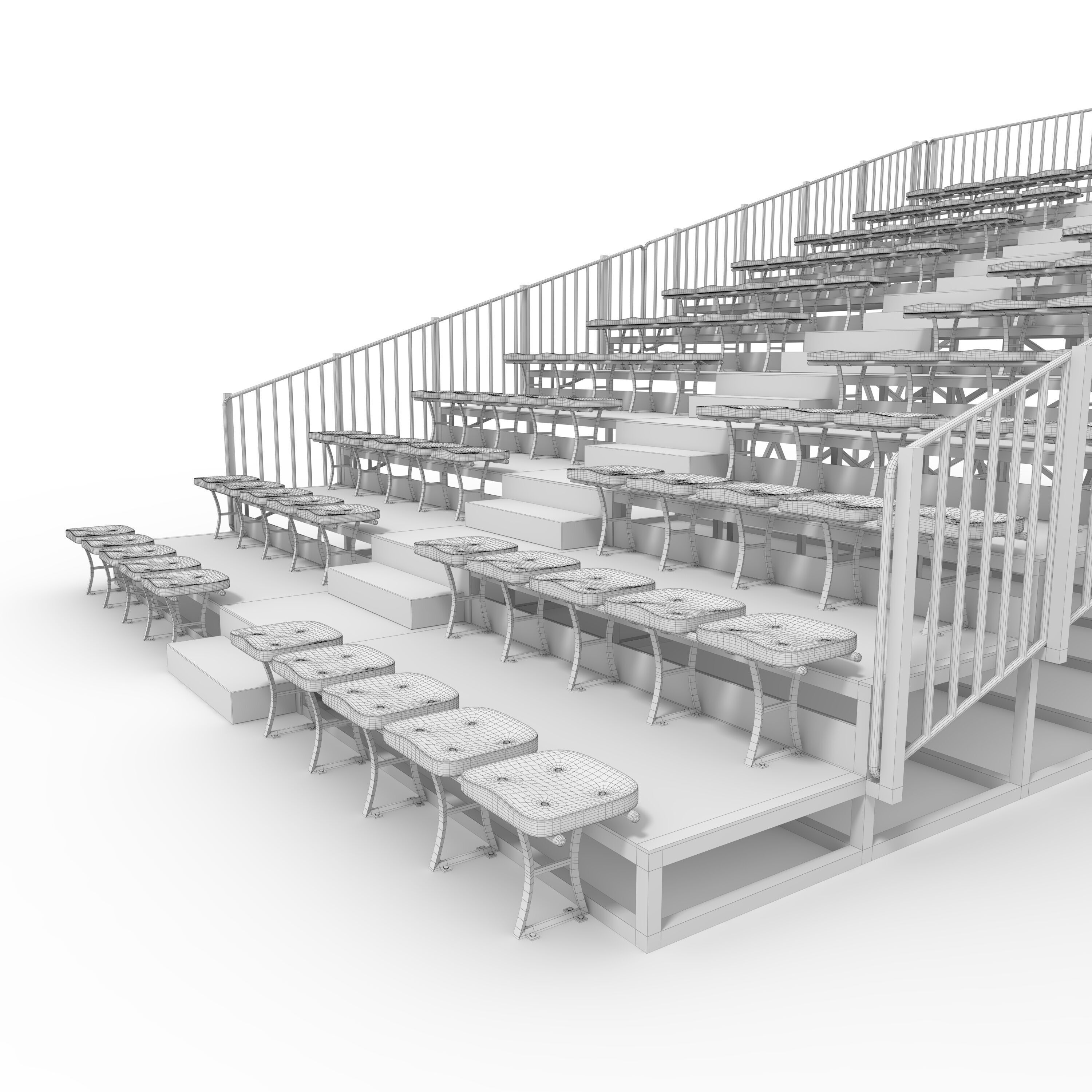 Bleachers 26 3D model_21