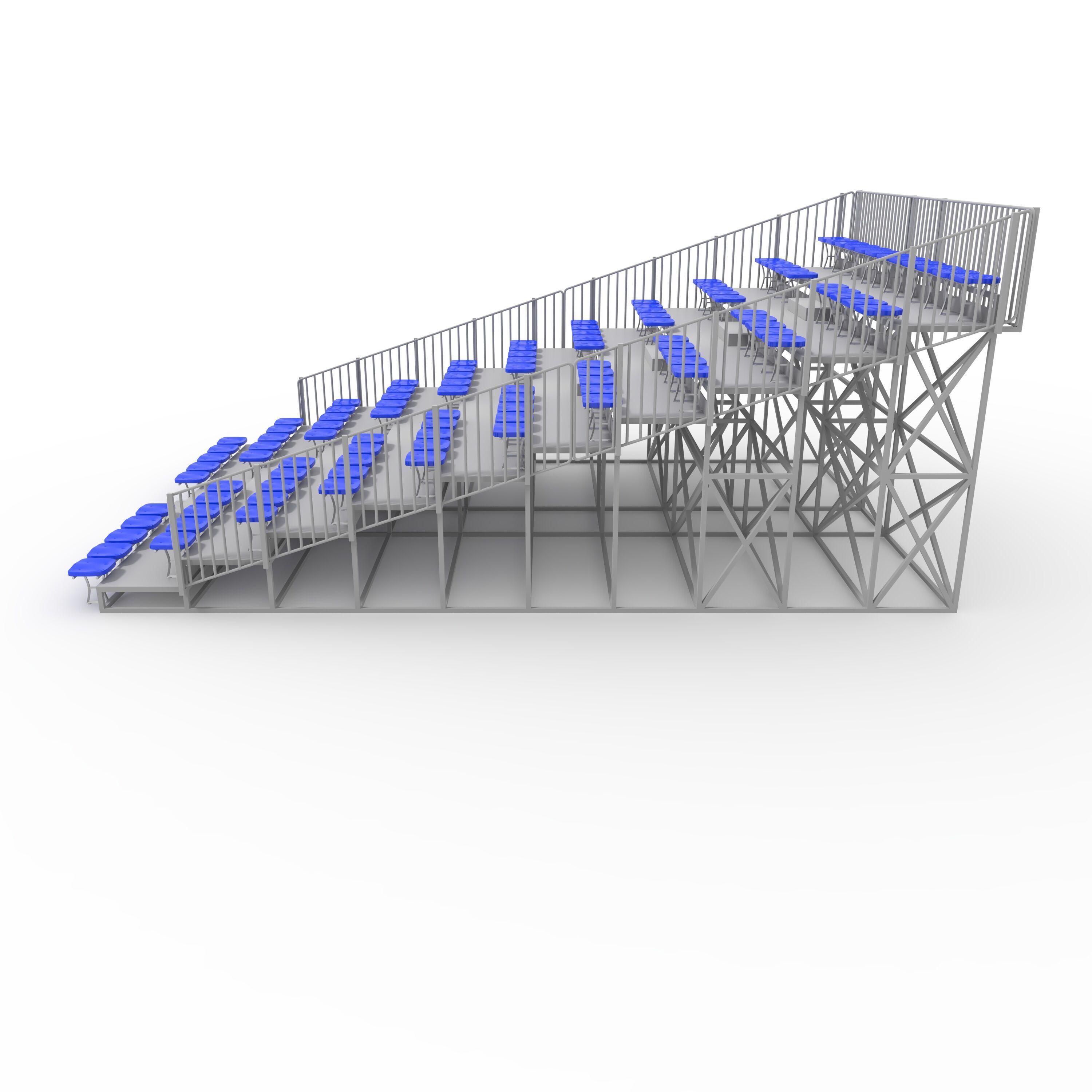 Bleachers 26 3D model_4