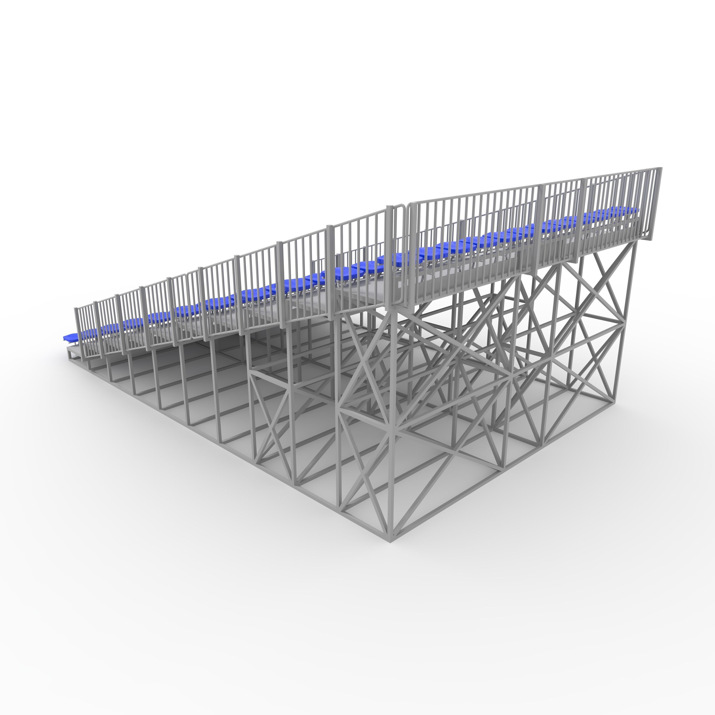 Bleachers 26 3D model_6