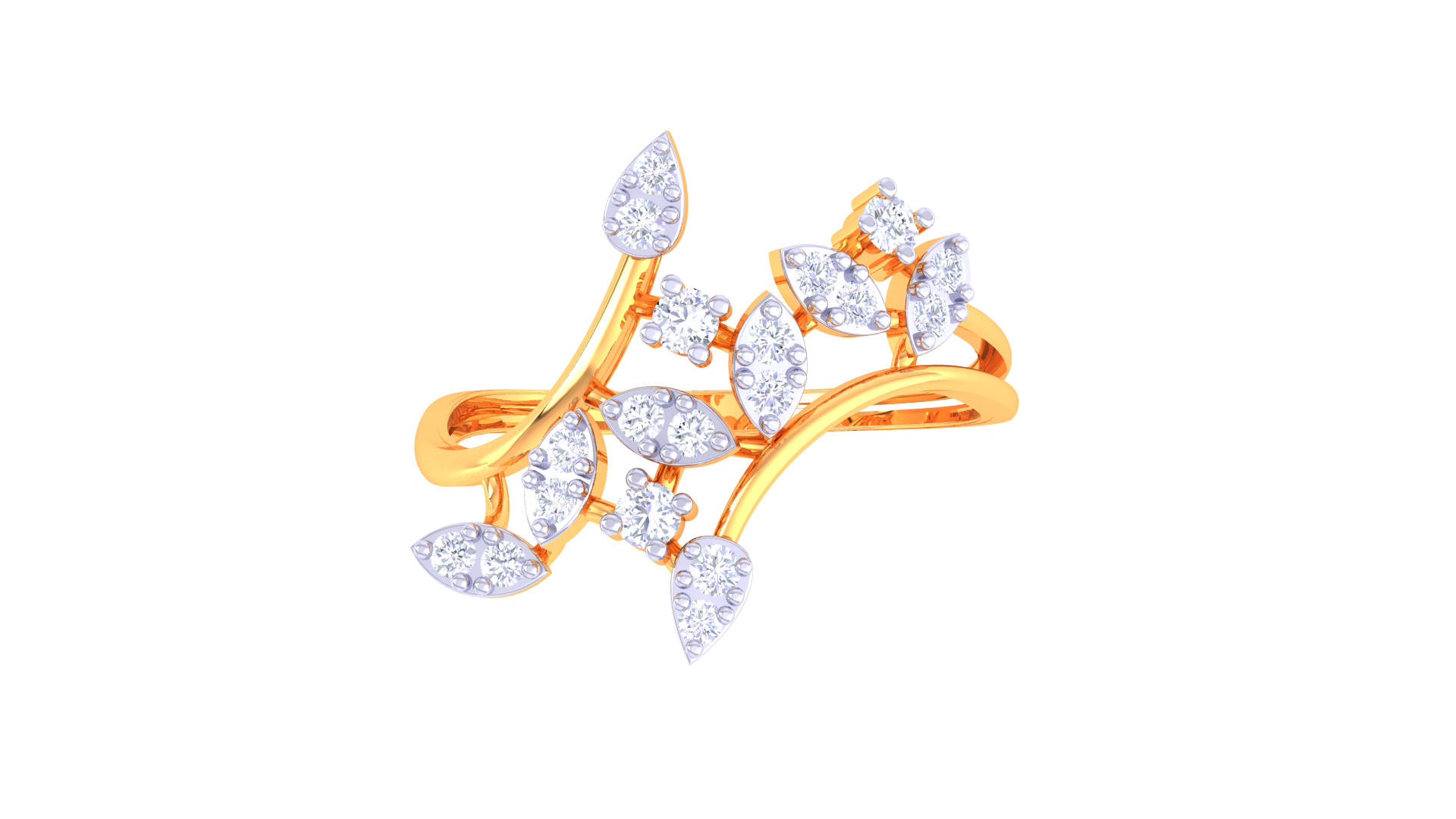  Women Ring MTL 3dm STL OBJ FBX Details 3D print model_2