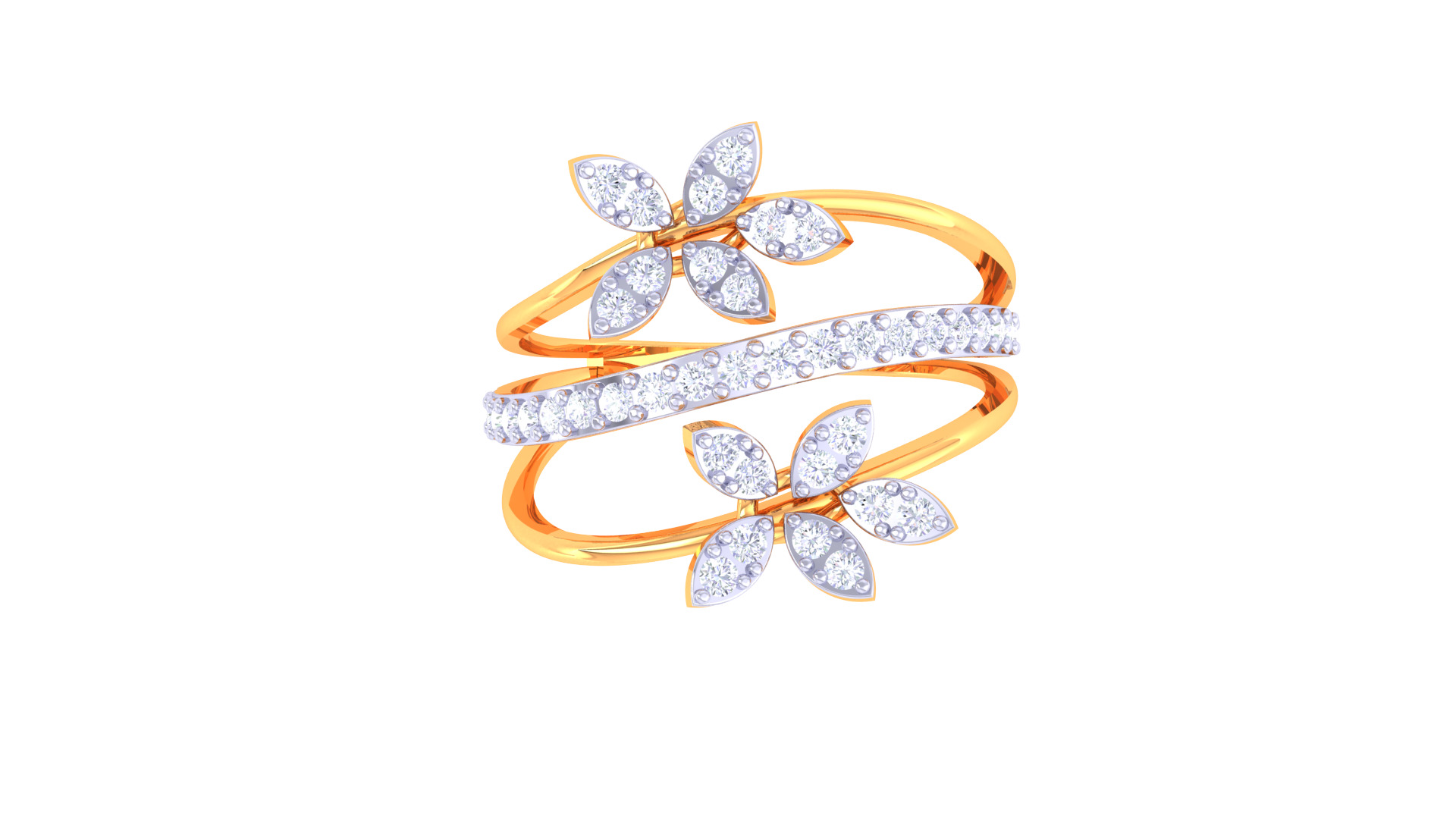 Women Ring MTL 3dm STL OBJ FBX Details 3D print model_2