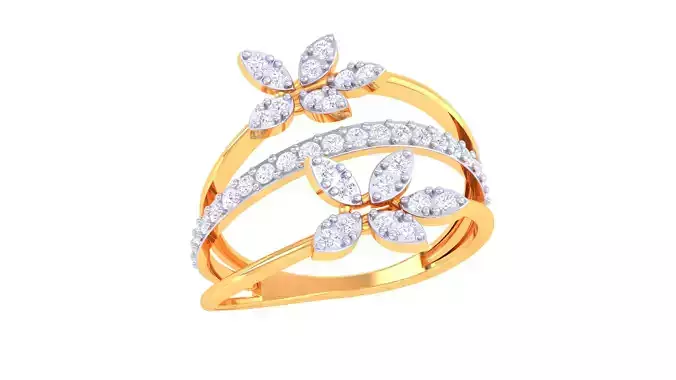 Women Ring MTL 3dm STL OBJ FBX Details