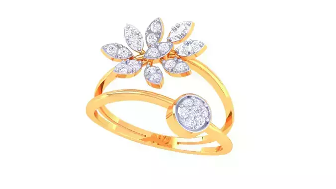  Women Ring MTL 3dm STL OBJ FBX Details 3D print model