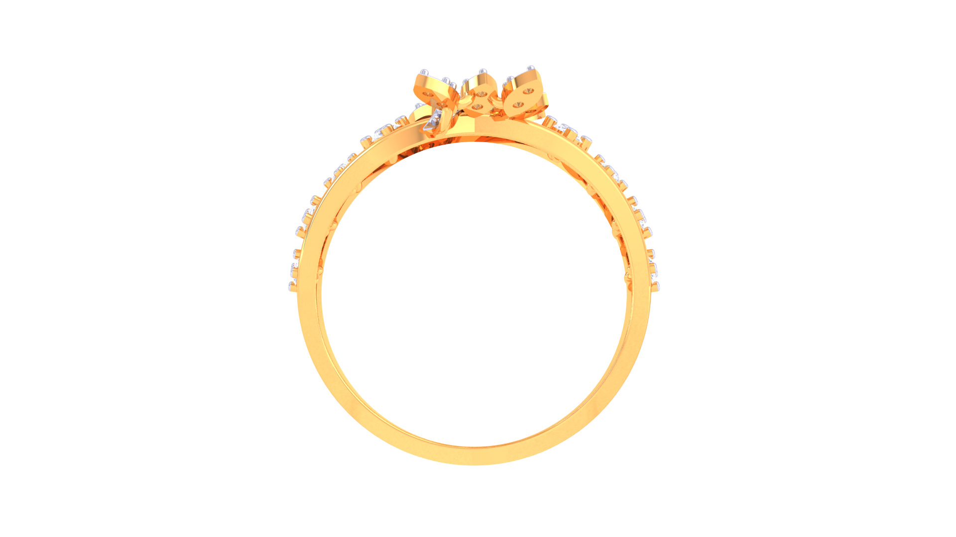 Women Ring MTL 3dm STL OBJ FBX Details 3D print model_3