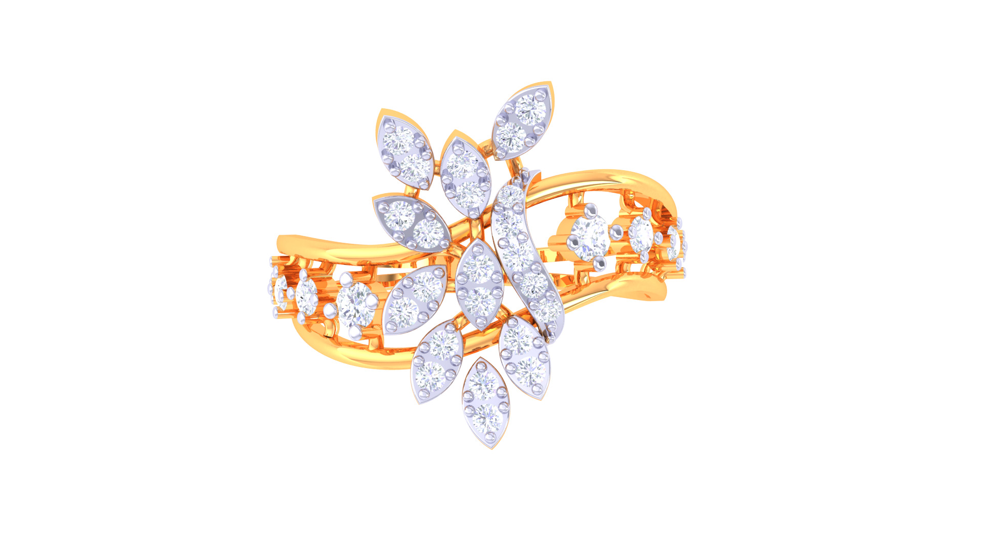 Women Ring MTL 3dm STL OBJ FBX Details 3D print model_2