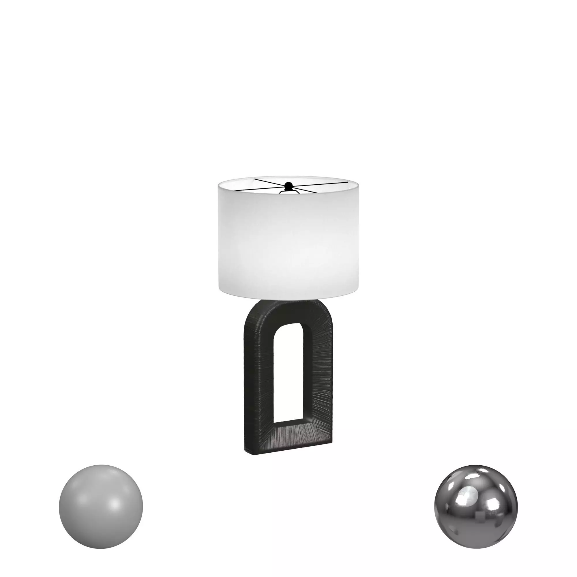 Utopia Large Combed Table Lamp 3D model_0