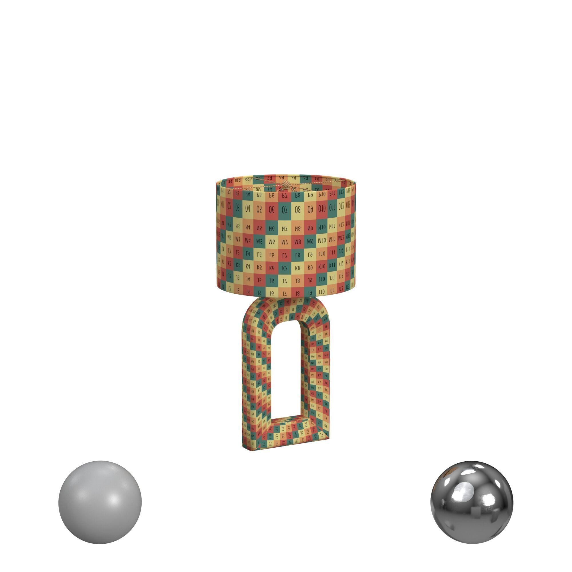 Utopia Large Combed Table Lamp 3D model_4