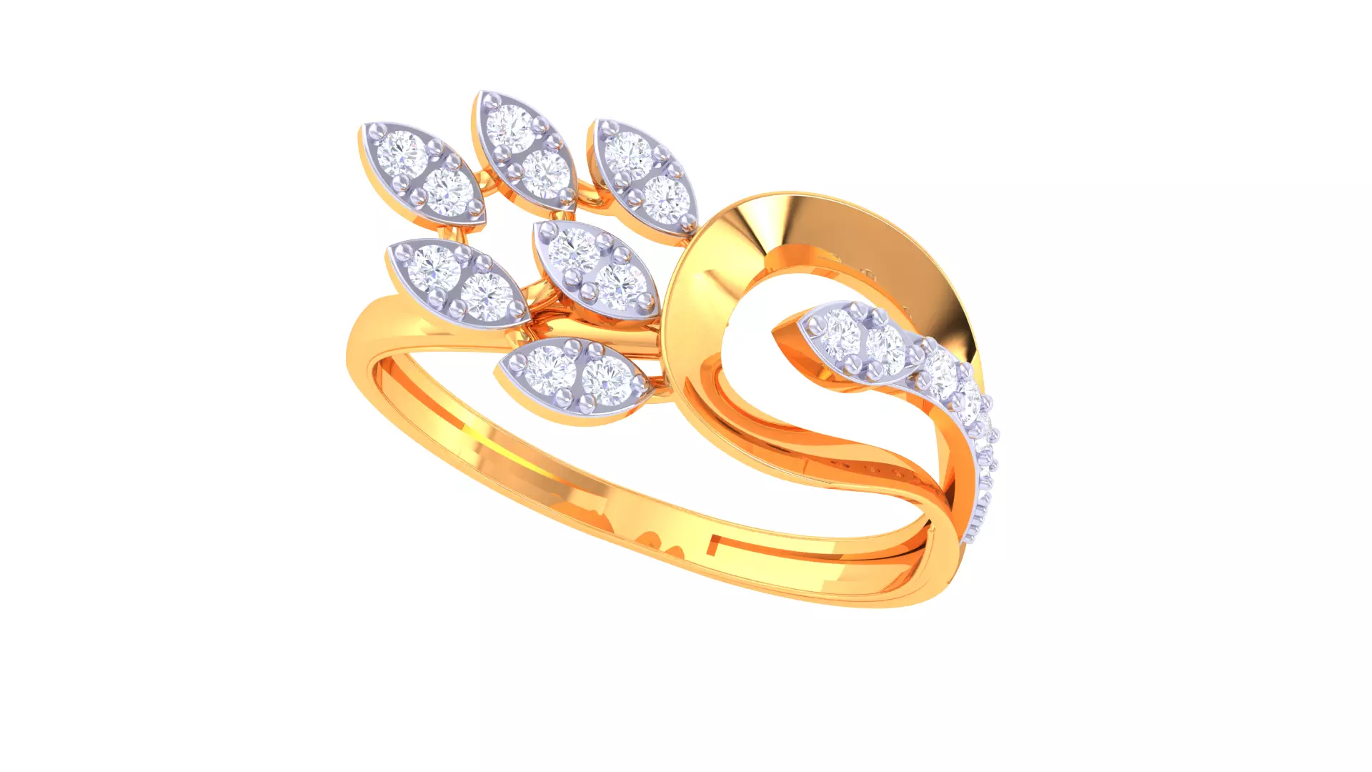 Women Ring MTL 3dm STL OBJ FBX Details 3D print model