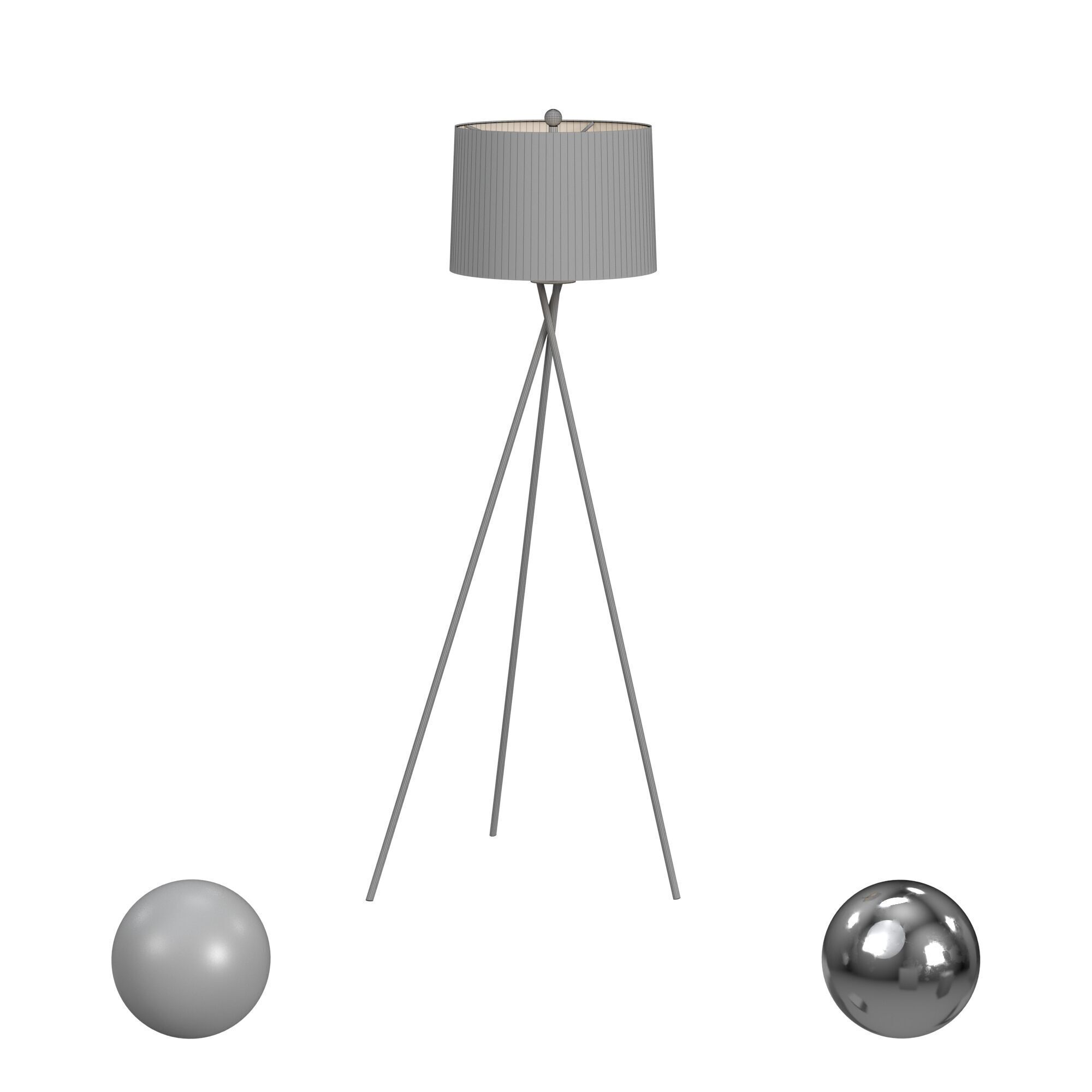 PARSEN FLOOR LAMP Low-poly 3D model_3