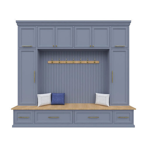 Parametric Entryway Closet and Shoe Rack Revit Family 3D model