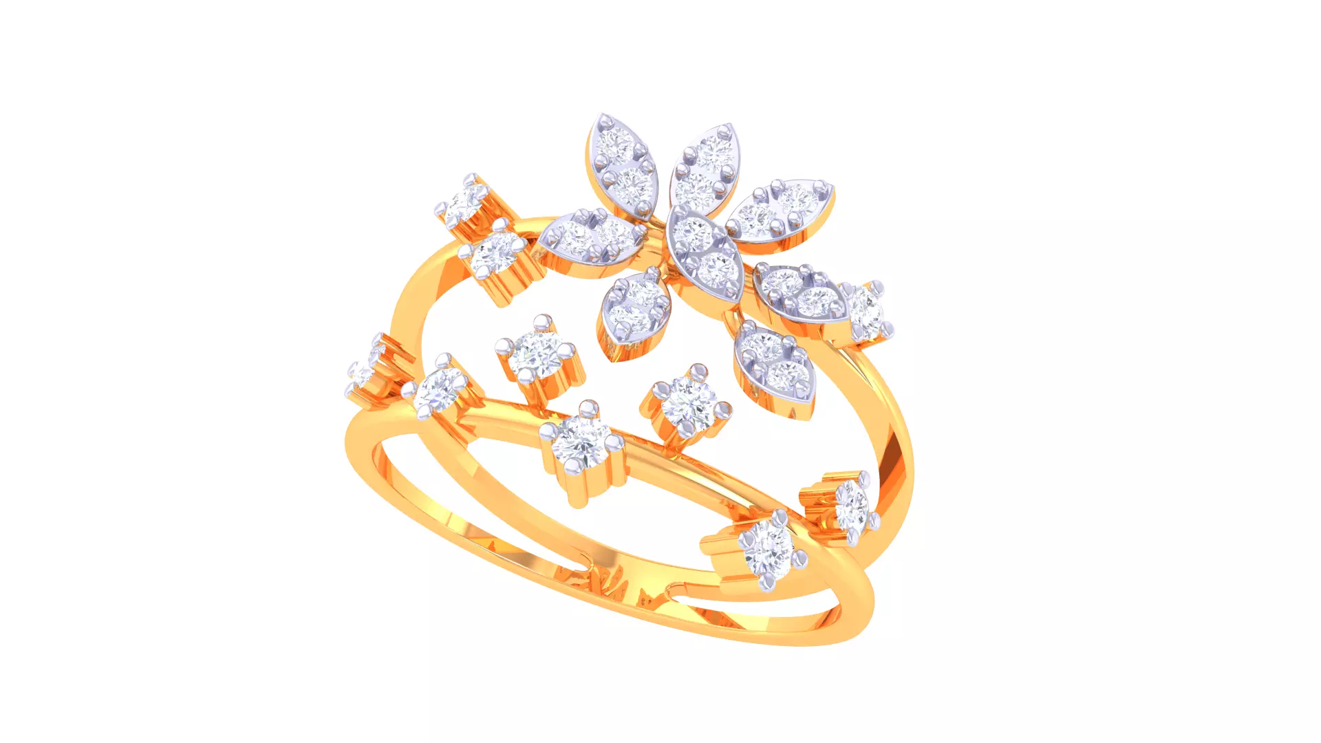 Women Ring MTL 3dm STL OBJ FBX Details 3D print model