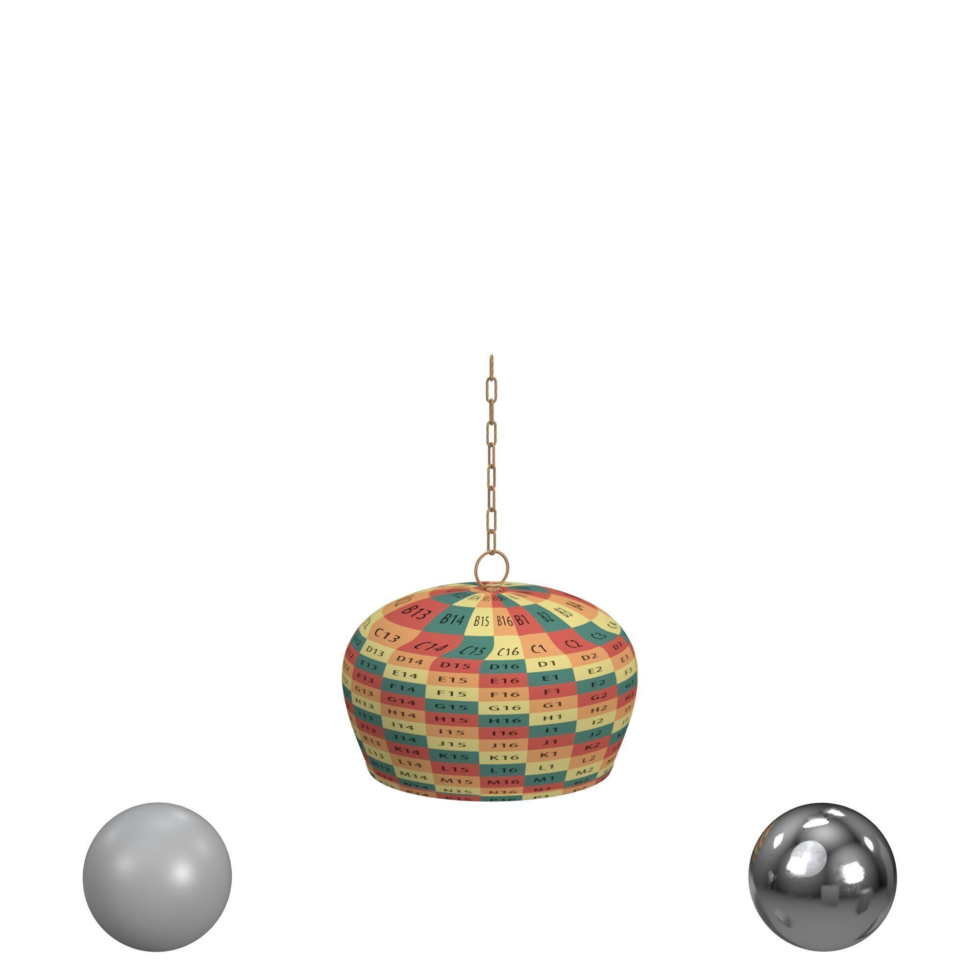 Bell Pendant 3D model_2