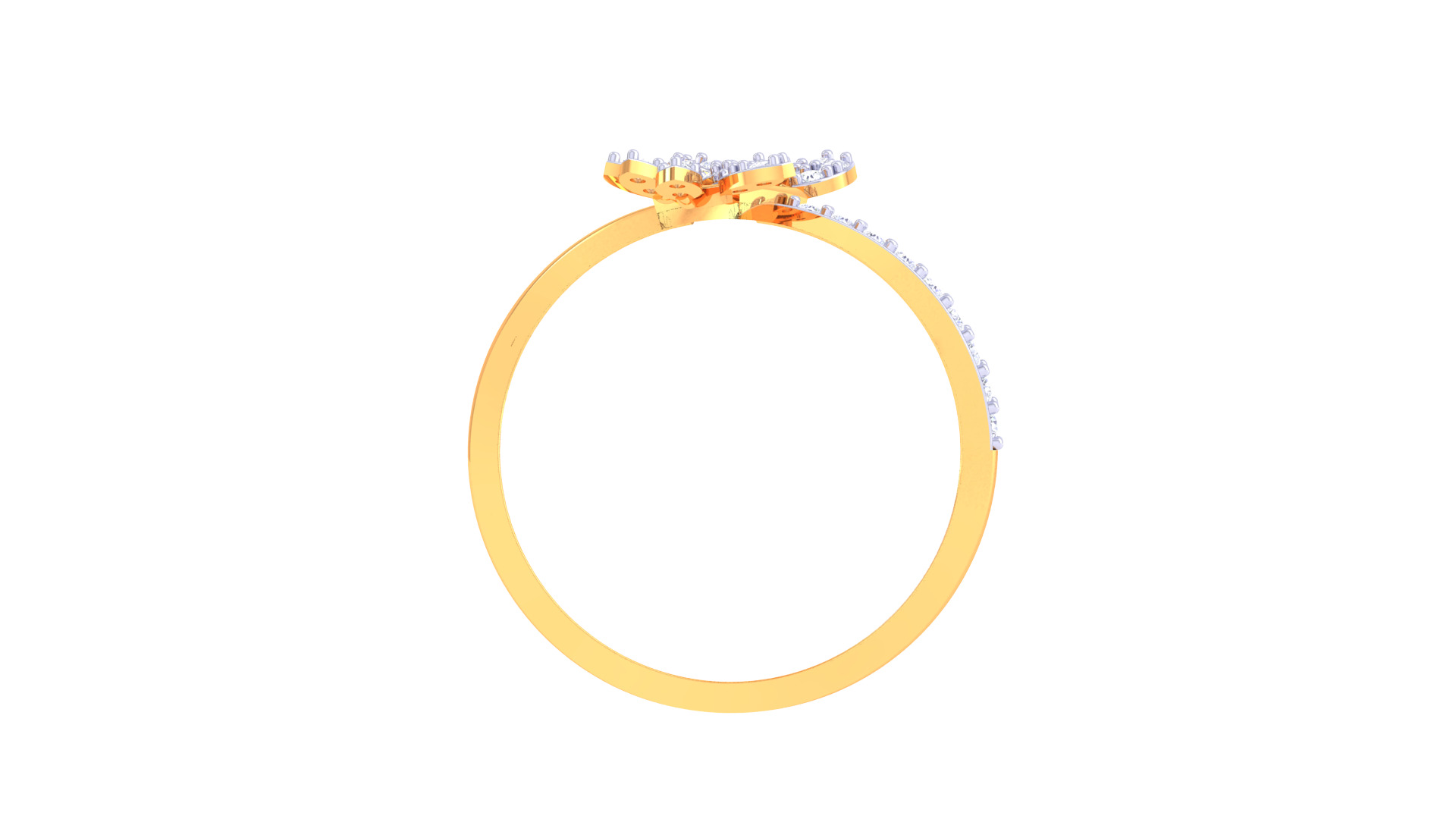  Women Ring MTL 3dm STL OBJ FBX Details 3D print model_3