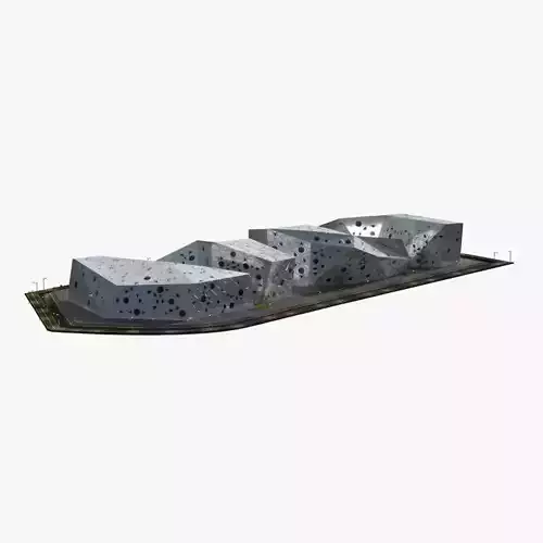 Sheikh Jaber Cultural Centre 3D model