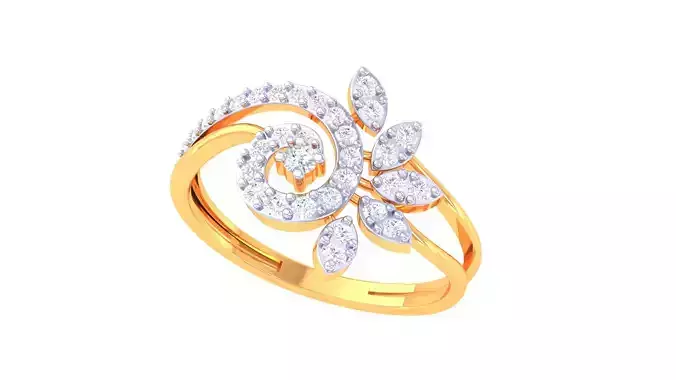 Women Ring MTL 3dm STL OBJ FBX Details