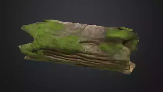 Tree Moss Trunk 3D model