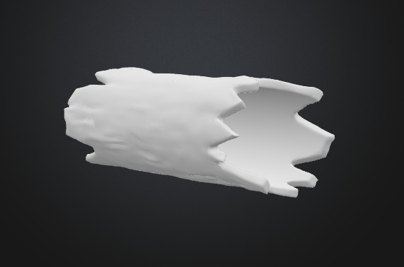 Tree Moss Trunk 3D model_4