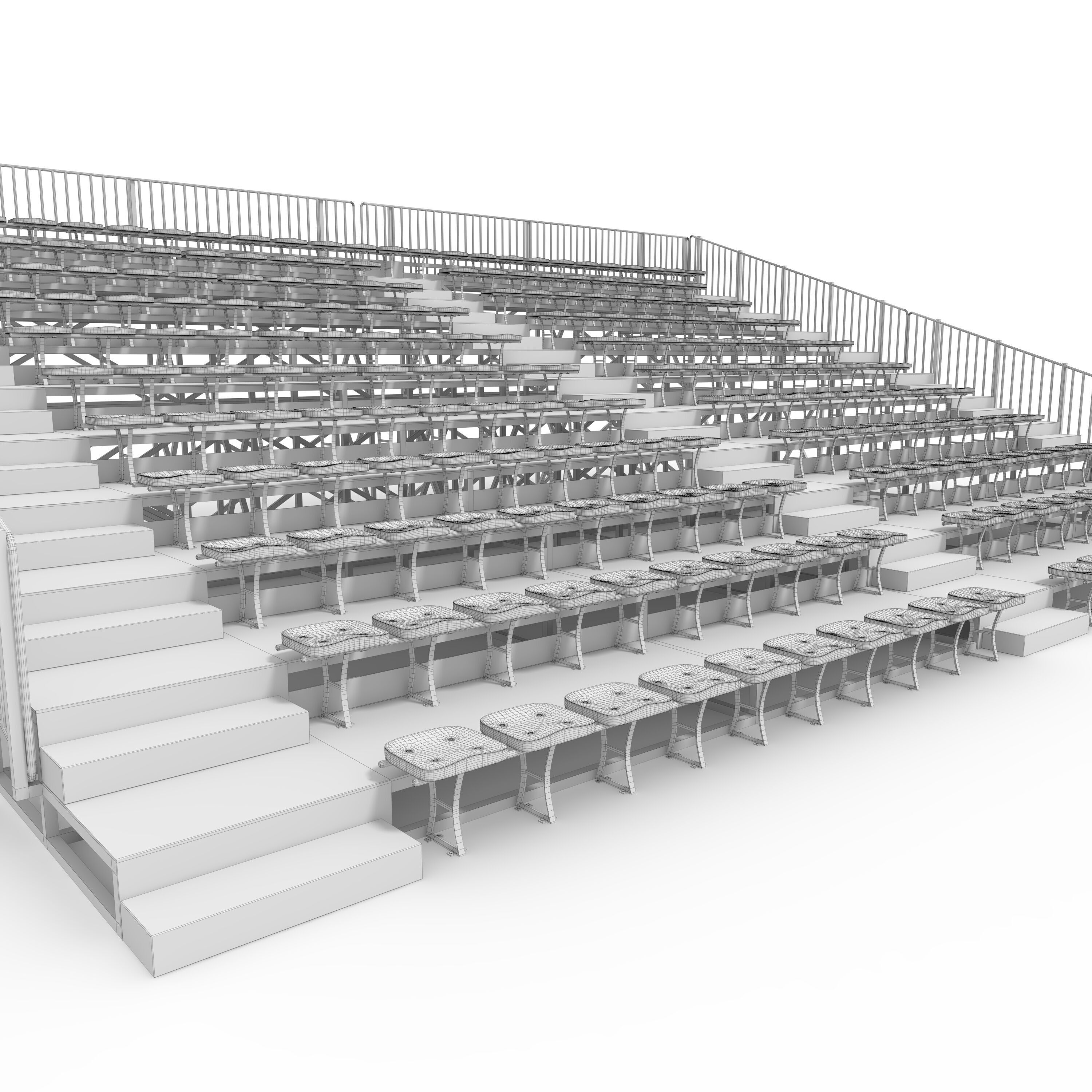 Bleachers 27 3D model_17