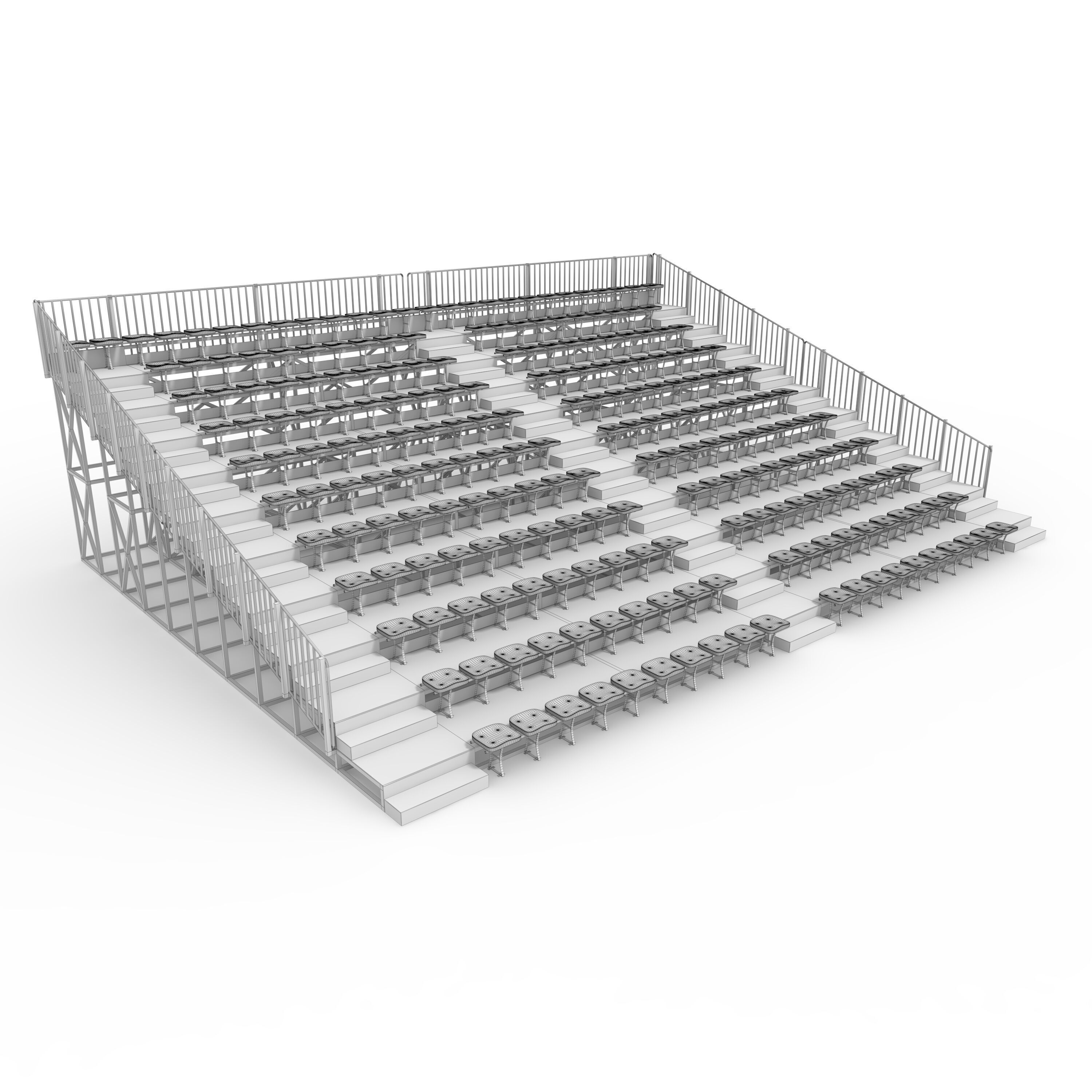 Bleachers 27 3D model_1