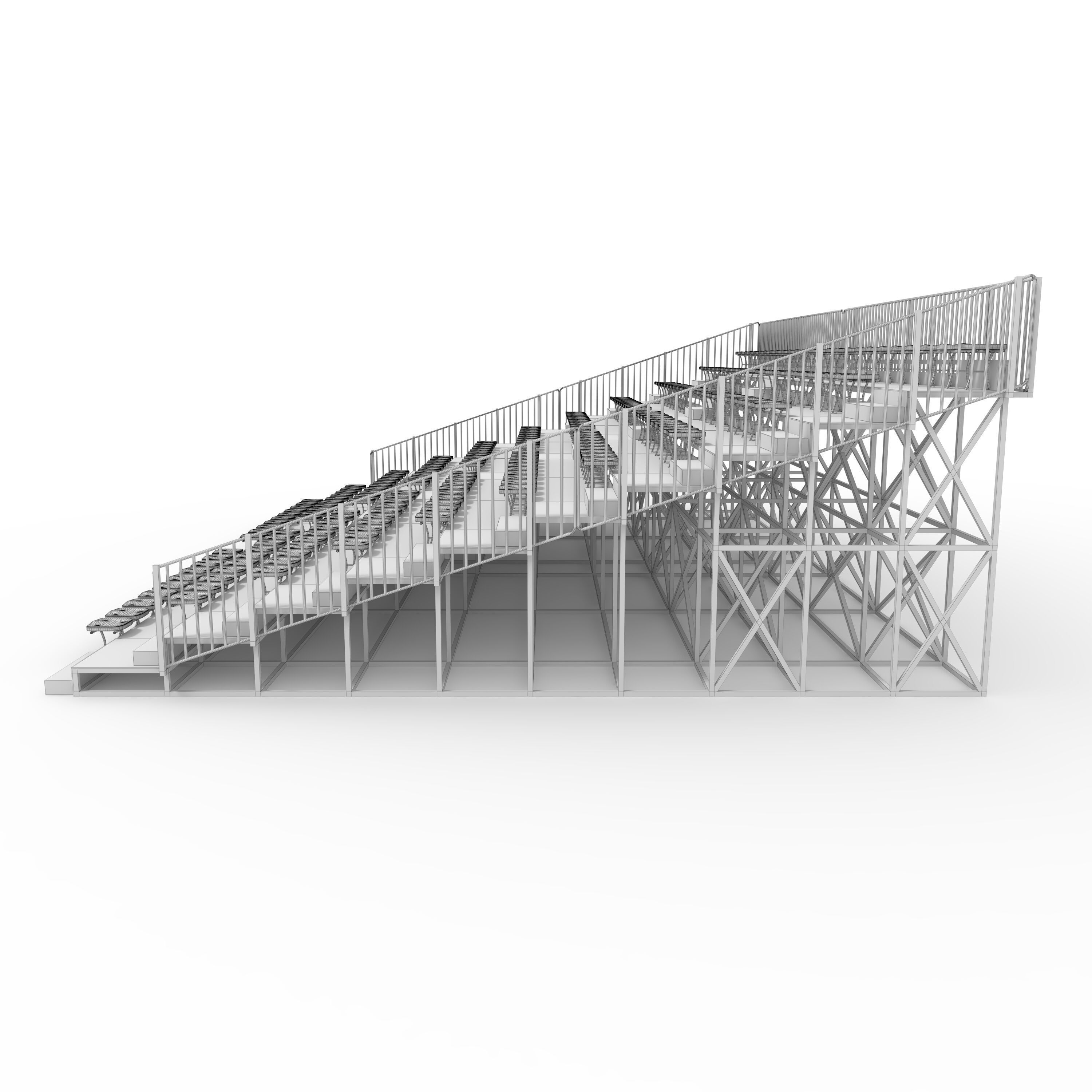 Bleachers 27 3D model_13
