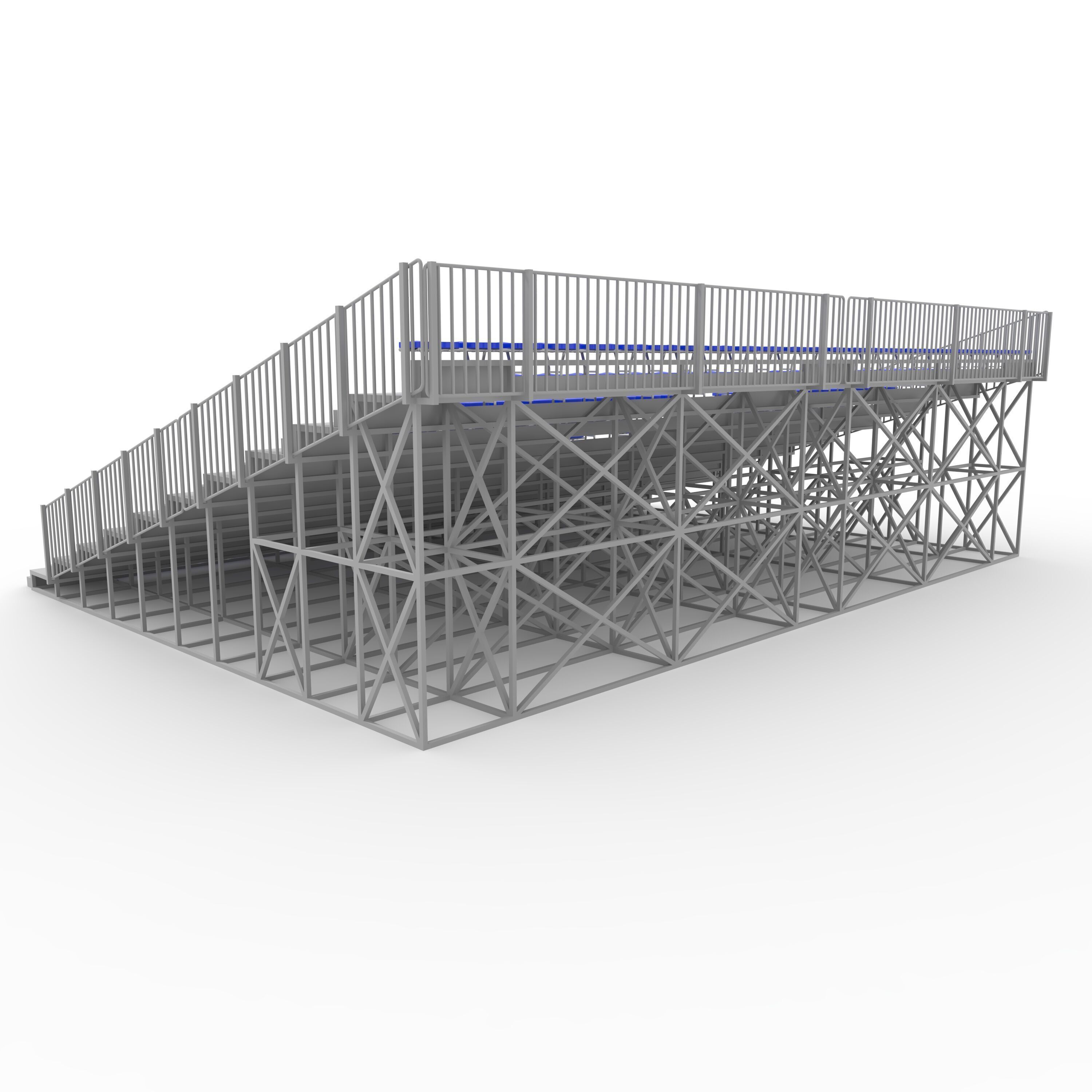 Bleachers 27 3D model_14